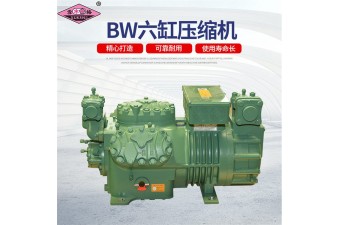 BW壓縮機 活塞制冷壓縮機 雪梅BW六缸半封閉活塞制冷壓縮機25~50匹制冷設(shè)備